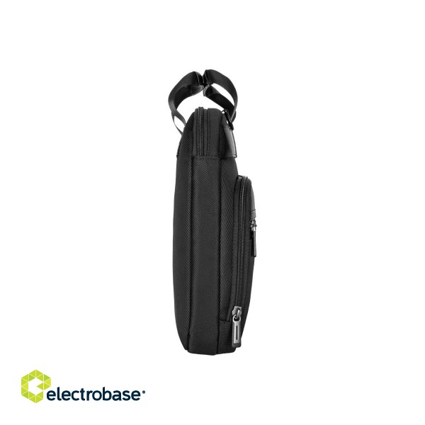 Targus | Mobile Elite Slimcase | TBS951GL | Fits up to size 13-14 " | Slipcase | Black | Shoulder strap image 8