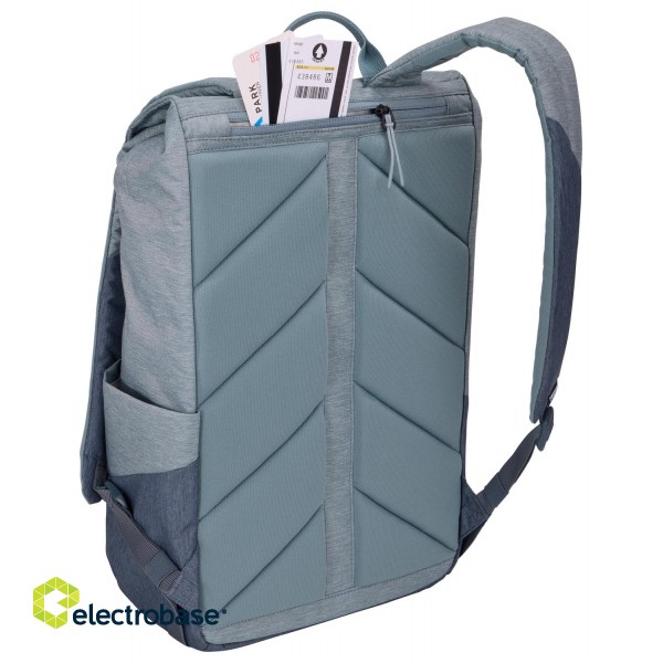 Thule | Backpack 16L | Lithos | Fits up to size 16 " | Laptop backpack | Pond Gray/Dark Slate image 8