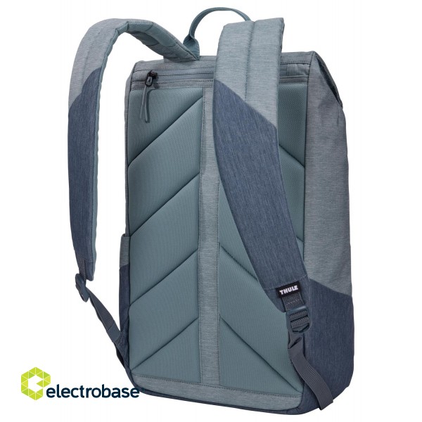 Thule | Backpack 16L | Lithos | Fits up to size 16 " | Laptop backpack | Pond Gray/Dark Slate image 9