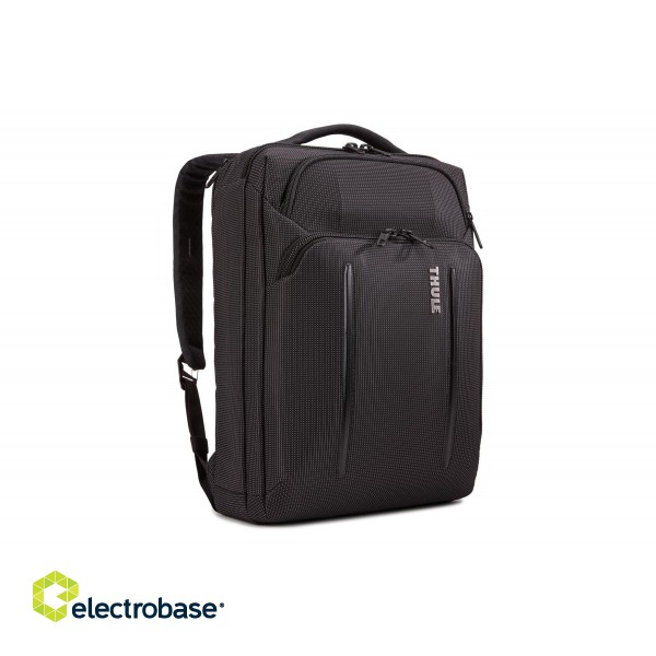 Thule | Crossover 2 | C2CB-116 | Fits up to size 15.6 " | Messenger - Briefcase/Backpack | Black | Shoulder strap image 3