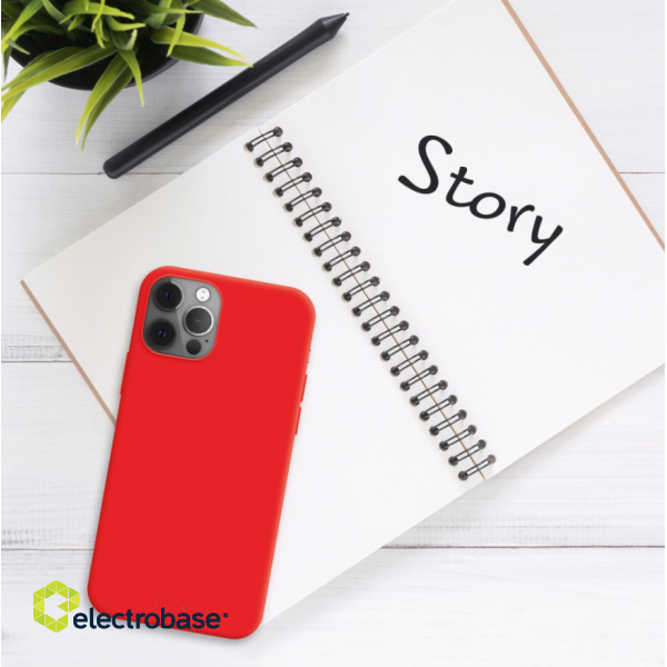 Fixed Story | Back cover | Apple | iPhone 16 Pro Max | Rubberized | Red paveikslėlis 3