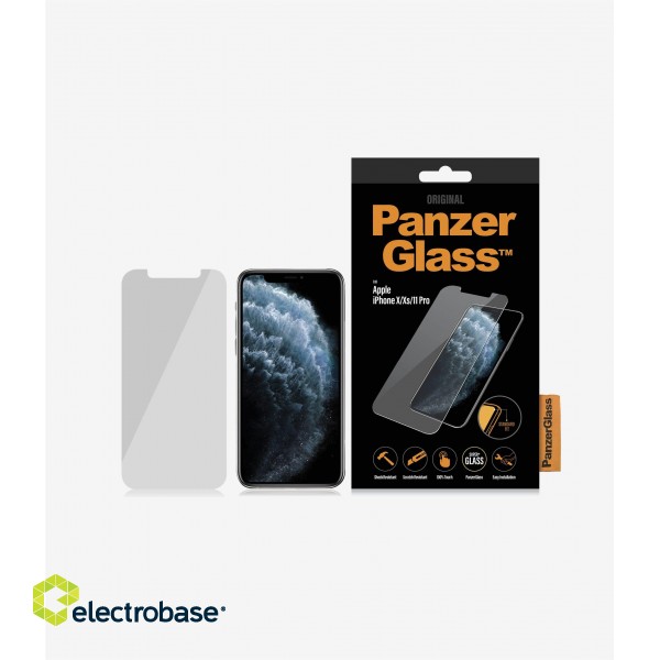 PanzerGlass | 2661 | Screen Protector | iPhone | X/XS | Tempered glass | Transparent paveikslėlis 5