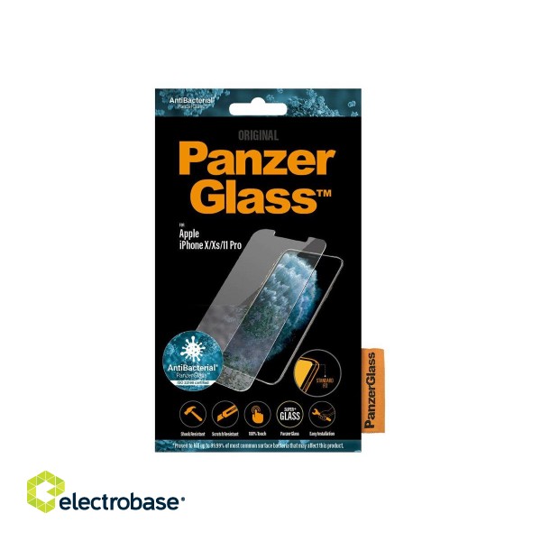 PanzerGlass | 2661 | Screen Protector | iPhone | X/XS | Tempered glass | Transparent paveikslėlis 9