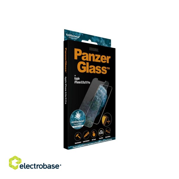 PanzerGlass | 2661 | Screen Protector | iPhone | X/XS | Tempered glass | Transparent paveikslėlis 10