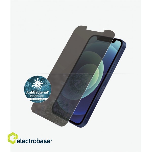 PanzerGlass | Apple | For iPhone 12 Mini | Tempered Glass | Transparent | Privacy glass фото 5