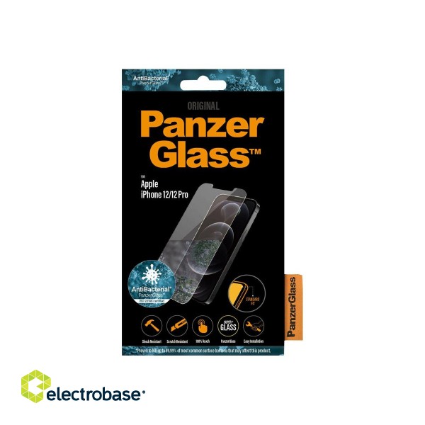 PanzerGlass | Apple | For iPhone 12/12 Pro | Glass | Transparent | Clear Screen Protector фото 9