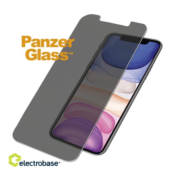PanzerGlass | P2662 | Screen protector | Apple | iPhone Xr/11 | Tempered glass | Transparent | Confidentiality filter; Anti-shatter film (holds the glass together and protects against glass shards in case of breakage); Easy Installation wit фото 3