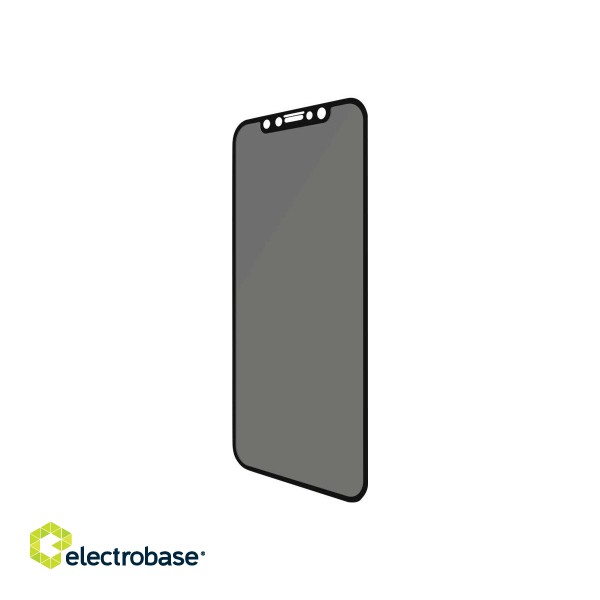 PanzerGlass | P2665 | Screen protector | Apple | iPhone Xr/11 | Tempered glass | Black | Confidentiality filter; Full frame coverage; Anti-shatter film (holds the glass together and protects against glass shards in case of breakage); Case F paveikslėlis 2