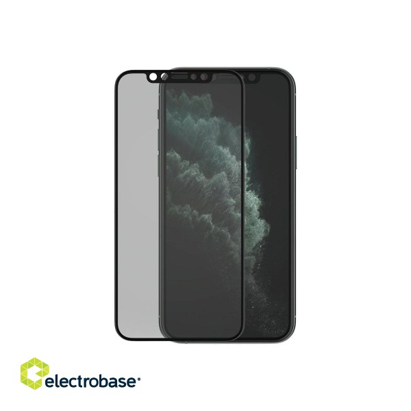 PanzerGlass | P2666 | Screen protector | Apple | iPhone X/Xs/11 Pro | Tempered glass | Black | Confidentiality filter; Full frame coverage; Anti-shatter film (holds the glass together and protects against glass shards in case of breakage);  image 4