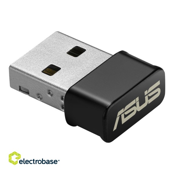 Asus | USB-AC53 NANO AC1200 Dual-band USB MU-MIMO Wi-Fi Adapter | 2.4GHz/5GHz | USB Dongle paveikslėlis 4