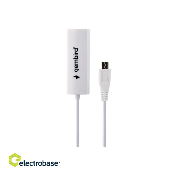 Gembird | Micro USB 2.0 LAN Adapter | Micro USB to RJ45 paveikslėlis 6