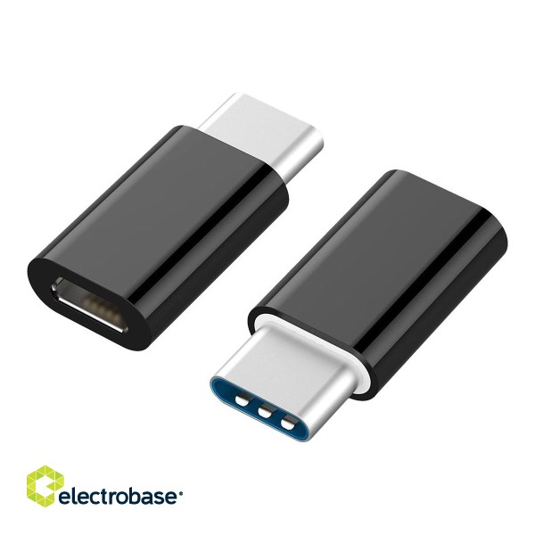 Gembird | USB 2.0 Type-C adapter (CM/MicroUSB-F) | Type-C | USB image 3