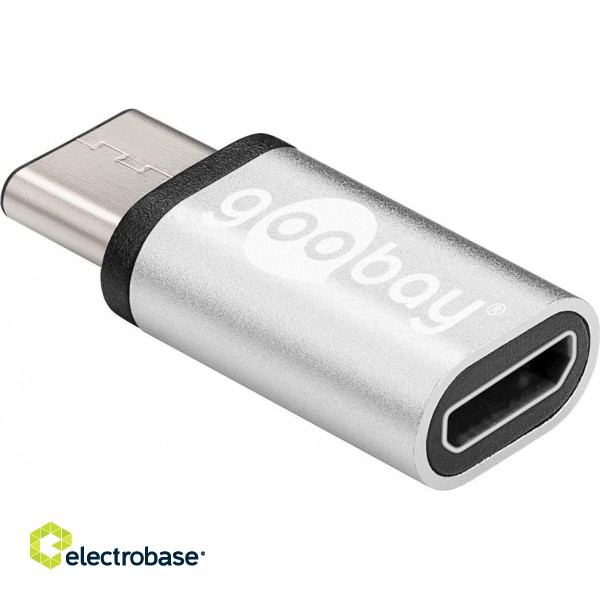Goobay | USB-C to USB 2.0 Micro-B adapter | 56636 | USB Type-C | USB 2.0 Micro female (Type B) image 1