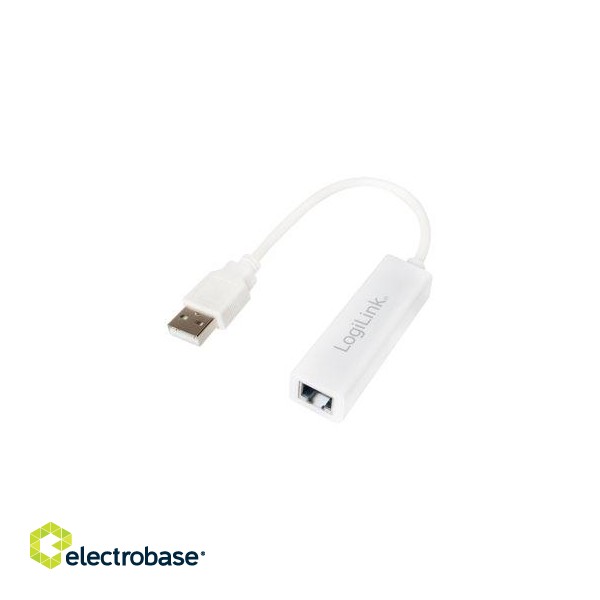 Logilink | Fast Ethernet USB 2.0 to RJ45 Adapter: | USB | RJ-45 image 3