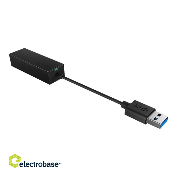 Raidsonic | USB 3.0 (A-Type) to Gigabit Ethernet Adapter | IB-AC501a image 2