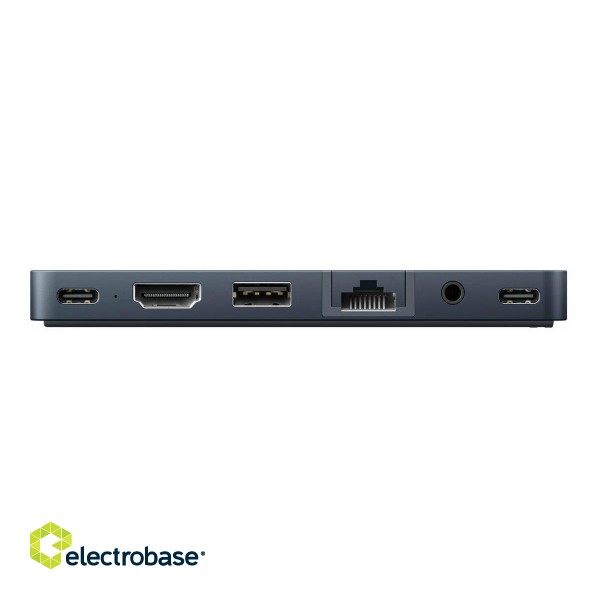 Hyper | HyperDrive Dual USB-C TB Compatible 7-in-2 Hub with universal USB-C ext Adaptor for MacBook Air/Pro 2016-2020 | Ethernet LAN (RJ-45) ports 1 | HDMI ports quantity 1 paveikslėlis 2
