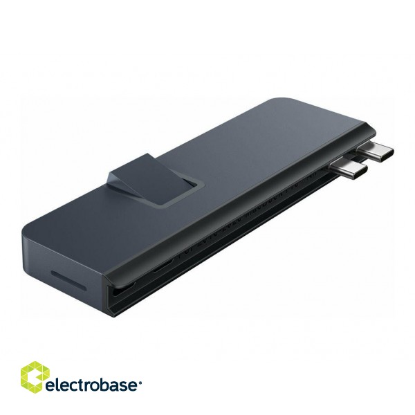 Hyper | HyperDrive Dual USB-C TB Compatible 7-in-2 Hub with universal USB-C ext Adaptor for MacBook Air/Pro 2016-2020 | Ethernet LAN (RJ-45) ports 1 | HDMI ports quantity 1 paveikslėlis 10
