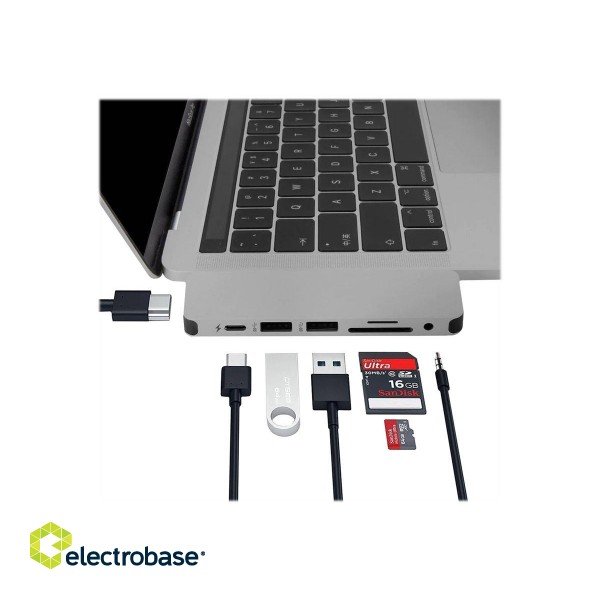 Hyper | HyperDrive USB-C 7-in-1 Laptop Form-Fit Hub paveikslėlis 6