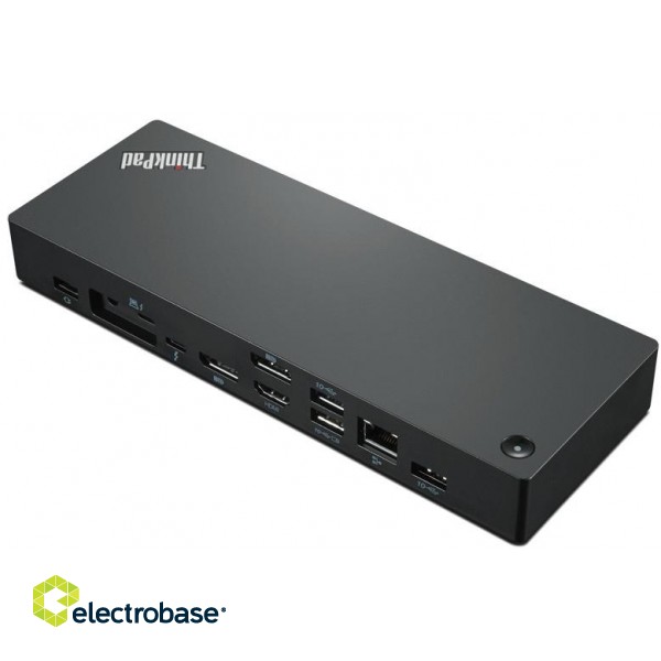 Lenovo | ThinkPad Thunderbolt 4 Workstation Dock | Dock | Ethernet LAN (RJ-45) ports 1 | DisplayPorts quantity 2 | USB 3.0 (3.1 Gen 1) ports quantity 3 | HDMI ports quantity 1 | Ethernet LAN | Warranty 36 month(s) paveikslėlis 3