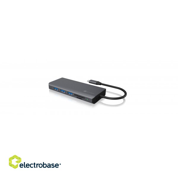 Raidsonic | USB Type-C Notebook DockingStation | IB-DK4070-CPD | Docking station image 1