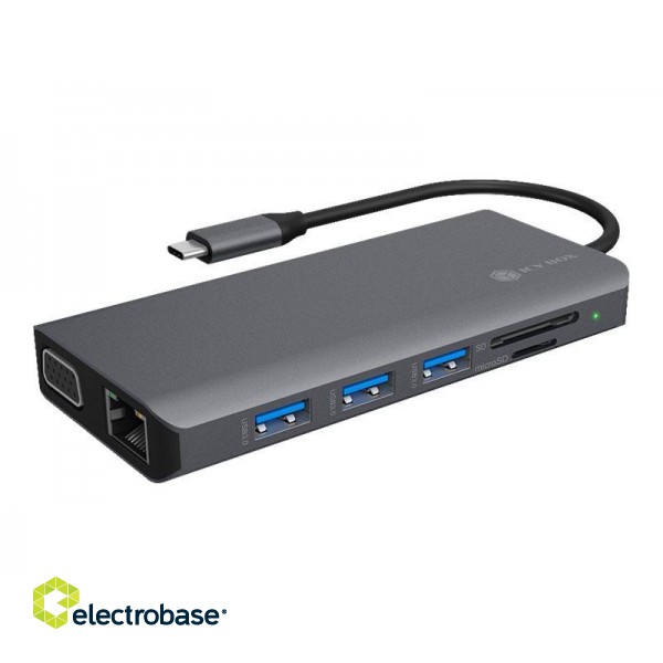 Raidsonic | USB Type-C Notebook DockingStation | IB-DK4070-CPD | Docking station image 3