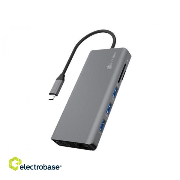 Raidsonic | USB Type-C Notebook DockingStation | IB-DK4070-CPD | Docking station image 5