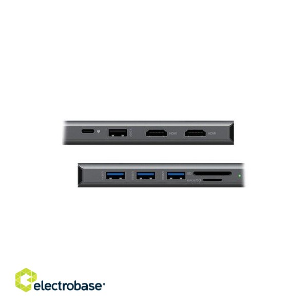 Raidsonic | USB Type-C Notebook DockingStation | IB-DK4070-CPD | Docking station | USB 3.0 (3.1 Gen 1) ports quantity | USB 2.0 ports quantity | HDMI ports quantity image 9