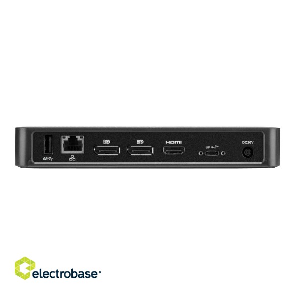 Targus | USB-C Triple-HD Docking Station with 85 W Power Delivery | Ethernet LAN (RJ-45) ports 1 | DisplayPorts quantity 2 | HDMI ports quantity 1 paveikslėlis 6