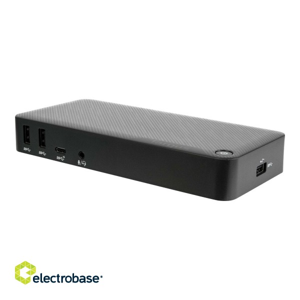 Targus | USB-C Triple-HD Docking Station with 85 W Power Delivery | Ethernet LAN (RJ-45) ports 1 | DisplayPorts quantity 2 | HDMI ports quantity 1 paveikslėlis 1