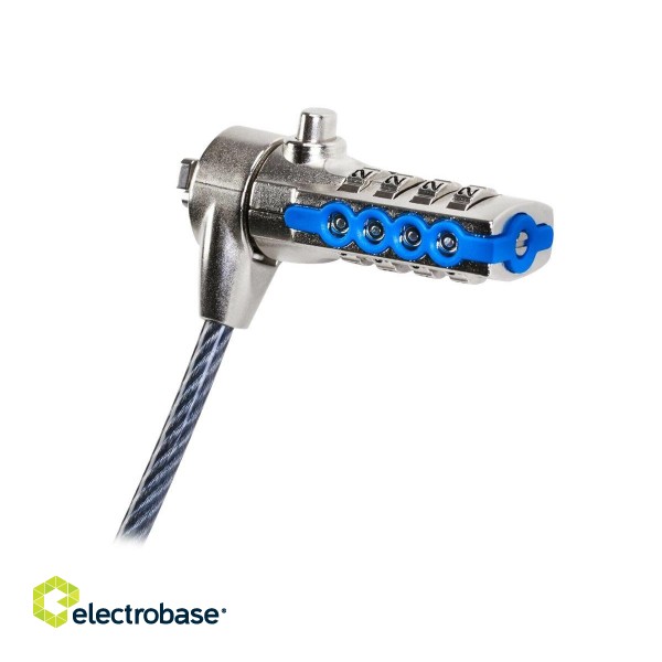 Resettable Combination Cable Lock | DEFCON | 2 m | 200 g paveikslėlis 4