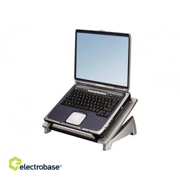 Fellowes | Office Suites Laptop Stand | Black/Silver image 2