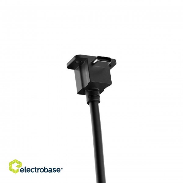 Fractal Design USB-C 10Gbps Cable - Model E | Fractal Design | USB-C 10Gbps Cable – Model E | Black paveikslėlis 2