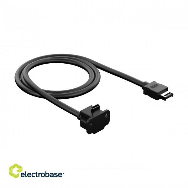 Fractal Design USB-C 10Gbps Cable - Model E | Fractal Design | USB-C 10Gbps Cable – Model E | Black paveikslėlis 4