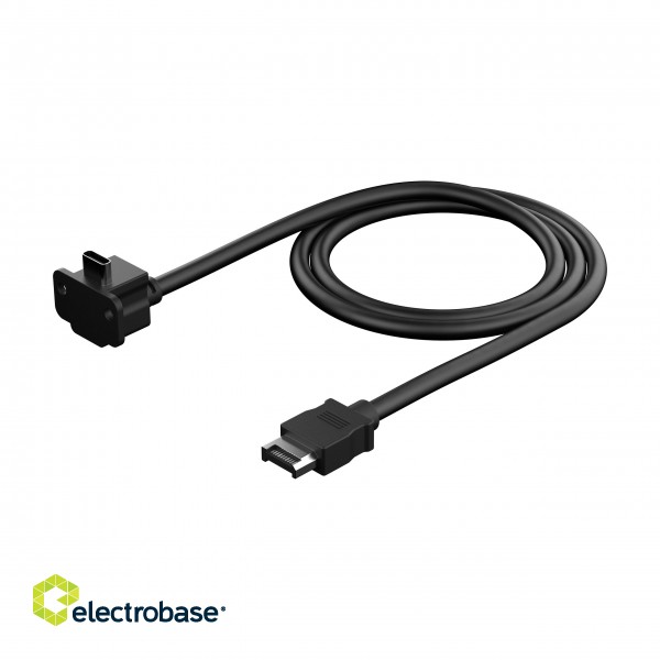 Fractal Design USB-C 10Gbps Cable - Model E | Fractal Design | USB-C 10Gbps Cable – Model E | Black paveikslėlis 5