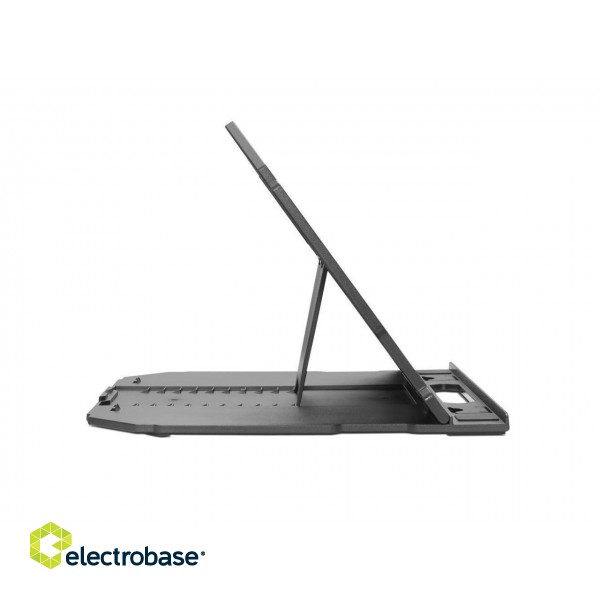 Lenovo | 2-in-1 Laptop Stand | 15 " | Black | 305 x 285 x 35 mm | 1 year(s) image 2