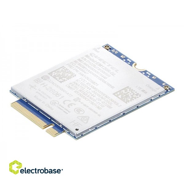 Lenovo | WWAN Module II | ThinkPad Quectel SDX24 EM120R-GL CAT12 PCIE | 42 x 30 x 2.3 mm | 6.2 g image 2