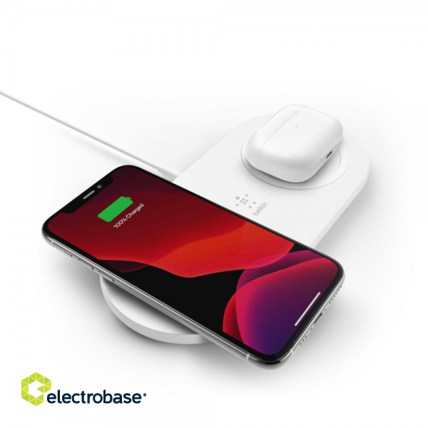 Belkin | 15W Dual Wireless Charging Pads | BOOST CHARGE image 9