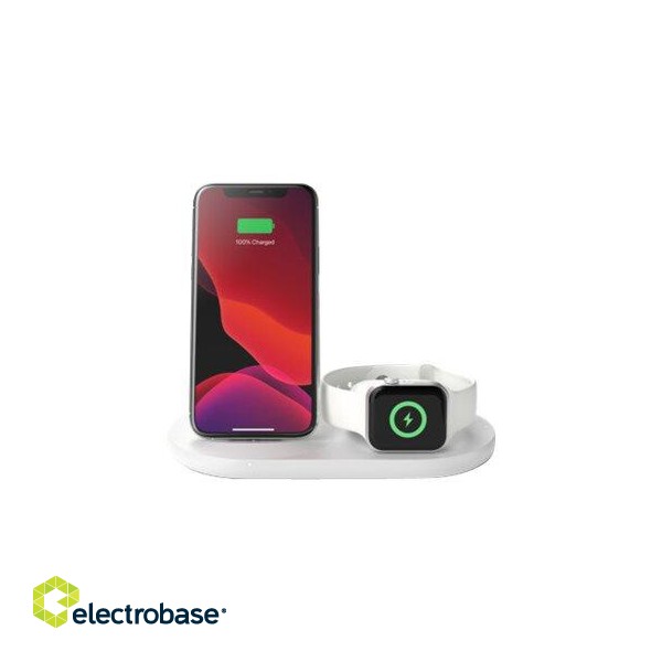 Belkin | 3-in-1 Wireless Charger for Apple Devices | BOOST CHARGE paveikslėlis 4