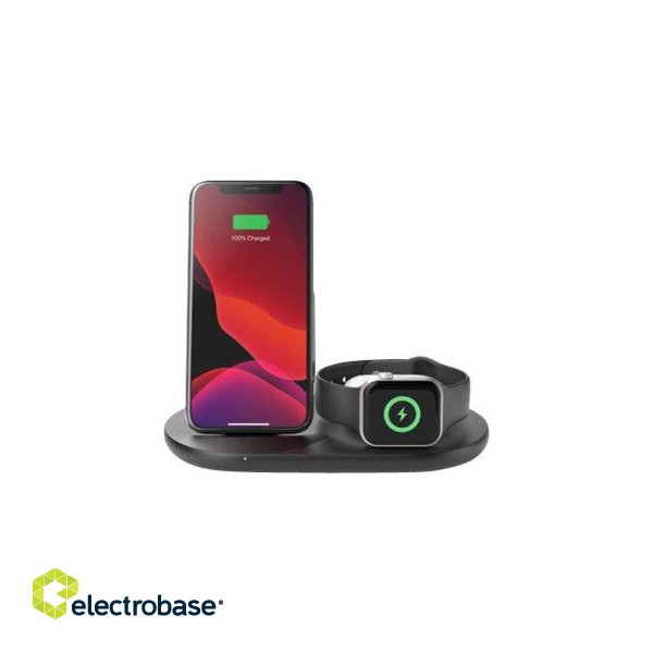 Belkin | 3-in-1 Wireless Charger for Apple Devices | BOOST CHARGE paveikslėlis 4