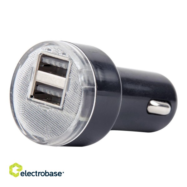 EnerGenie | 2-port USB car charger | EG-U2C2A-CAR-02 | A image 2