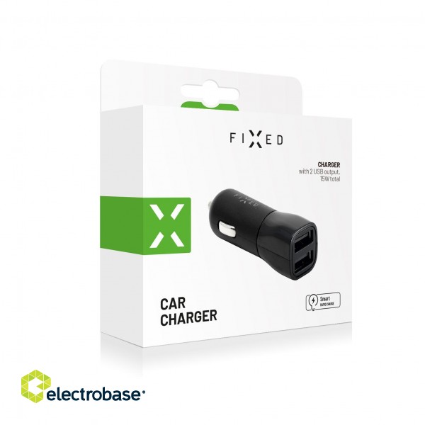Fixed | Dual USB Car Charger paveikslėlis 2