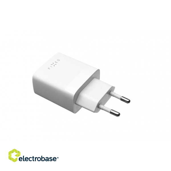 Fixed | Dual USB Travel Charger 17W and USB/USB-C Cable | FIXC17N-2UC-WH | N/A image 2