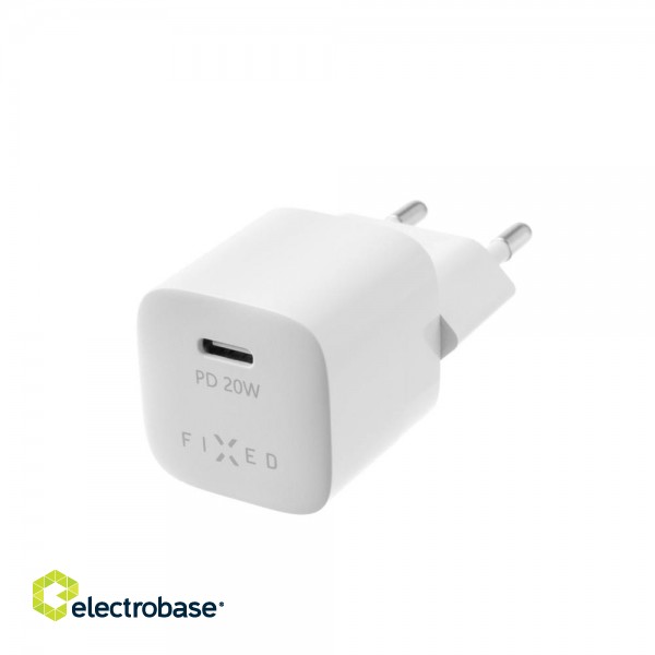 Fixed | Mini USB-C Travel Charger USB-C/Lightning Cable фото 2