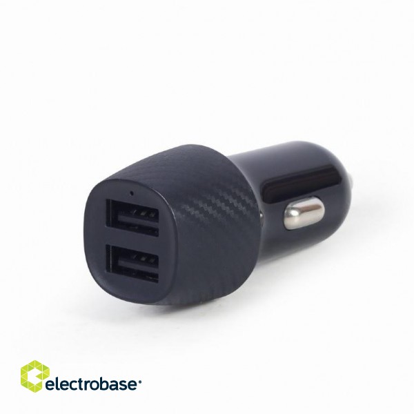 Gembird | 2-port USB car charger | TA-U2C48A-CAR-01 image 1