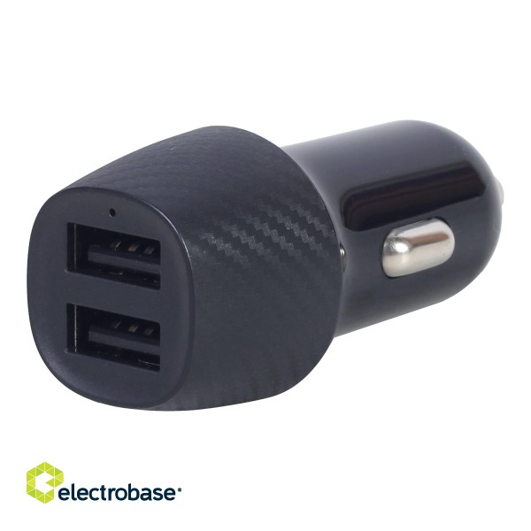 Gembird | 2-port USB car charger | TA-U2C48A-CAR-01 paveikslėlis 2