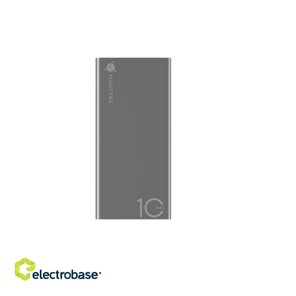 Navitel | Portable Charger | PWR10 AL SILVER | USB-A image 4