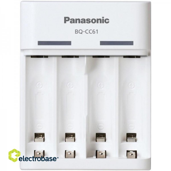 Panasonic | Battery Charger | ENELOOP BQ-CC61USB | AA/AAA paveikslėlis 1