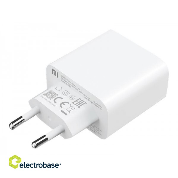 Xiaomi | Wall Charger (Type-A+Type-C) EU | Mi 33W фото 2