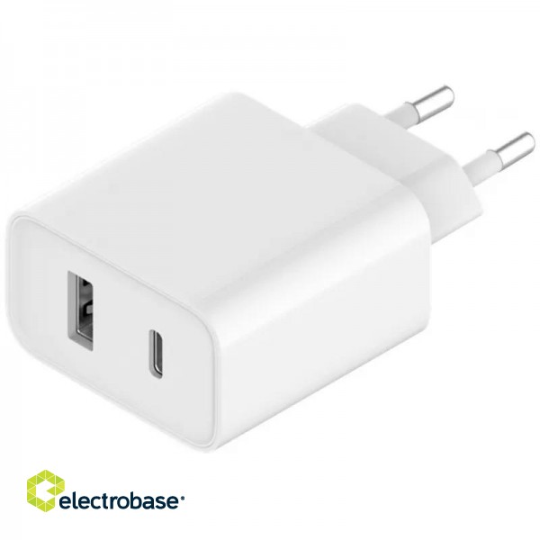 Xiaomi | Wall Charger (Type-A+Type-C) EU | Mi 33W фото 1