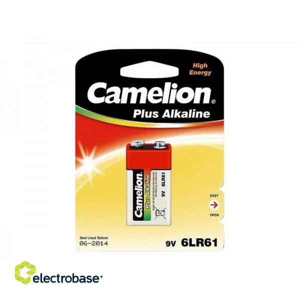 Camelion | 9V/6LR61 | Plus Alkaline 6LR61 | 1 pc(s) | 6LF22-BP1 image 2